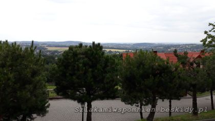 Widok z Klasztoru w Kalwarii Zebrzydowskiej.